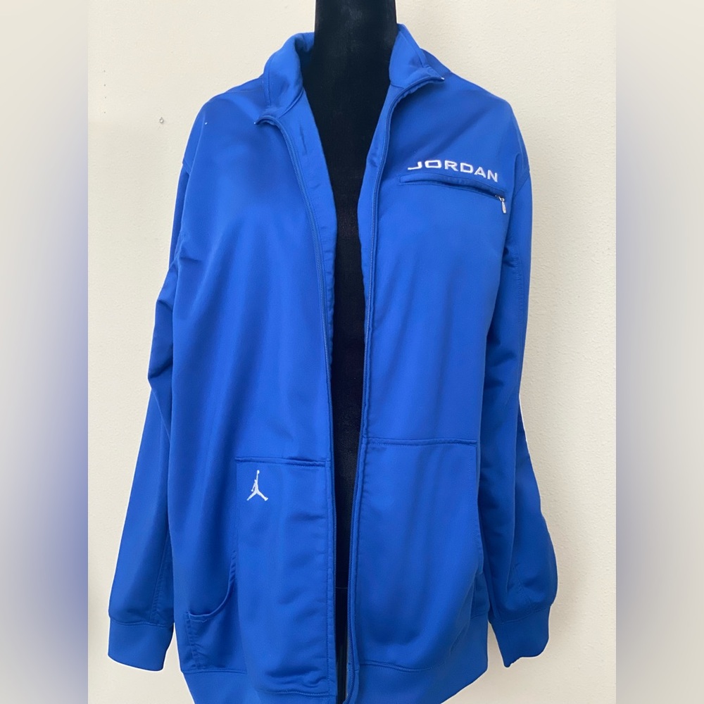 Jordon blue lightweight jacket with pockets XL